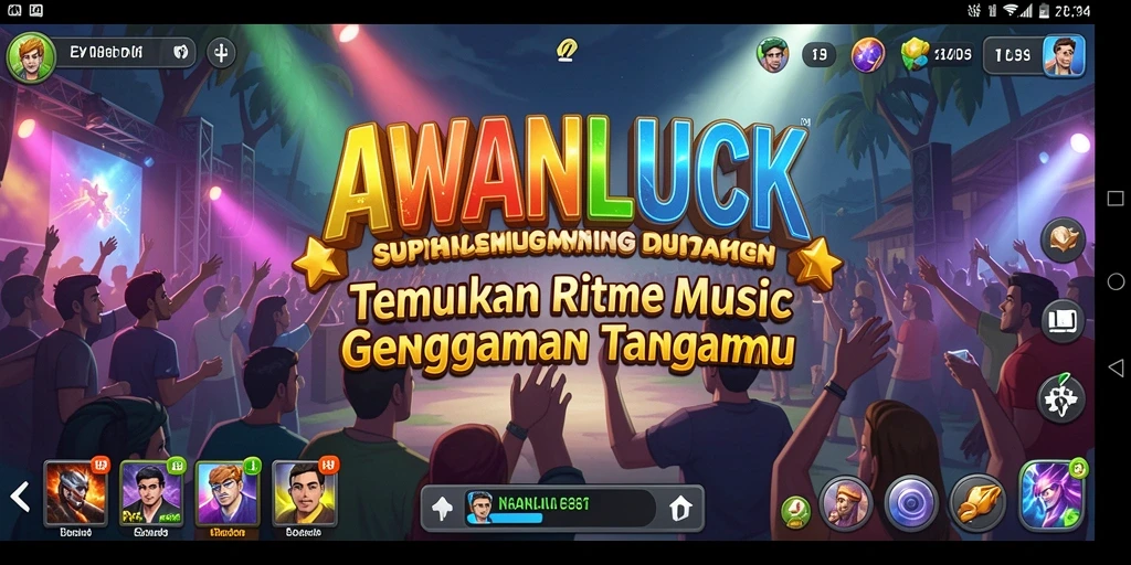 Tampilan gameplay AWANLUCK yang seru dan interaktif.