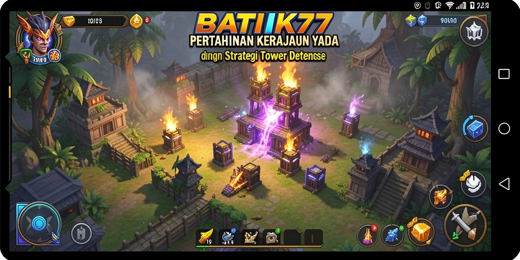 Gameplay seru di <strong>BATIK77</strong> dengan strategi Tower Defense yang menarik.