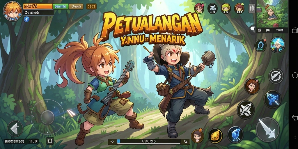 Tampilan gameplay yang epik dan penuh aksi dari BRO178.