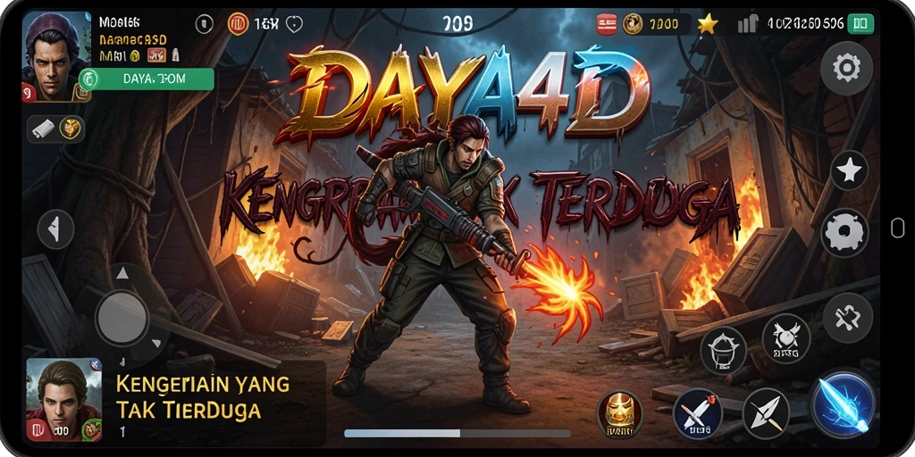 Tampilan gameplay DAYA4D yang mencekam dan penuh ketegangan.
