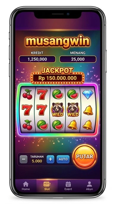 Screenshot tampilan utama aplikasi musangwin yang menampilkan beragam pilihan aplikasi.
